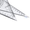 Jimjis Triangle Ruler, 11.8 inches (30 cm), Drafting Set, Large,