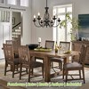 6-Light Farmhouse Candle Chandelier for Living Room, Rustic Industrial Pendant