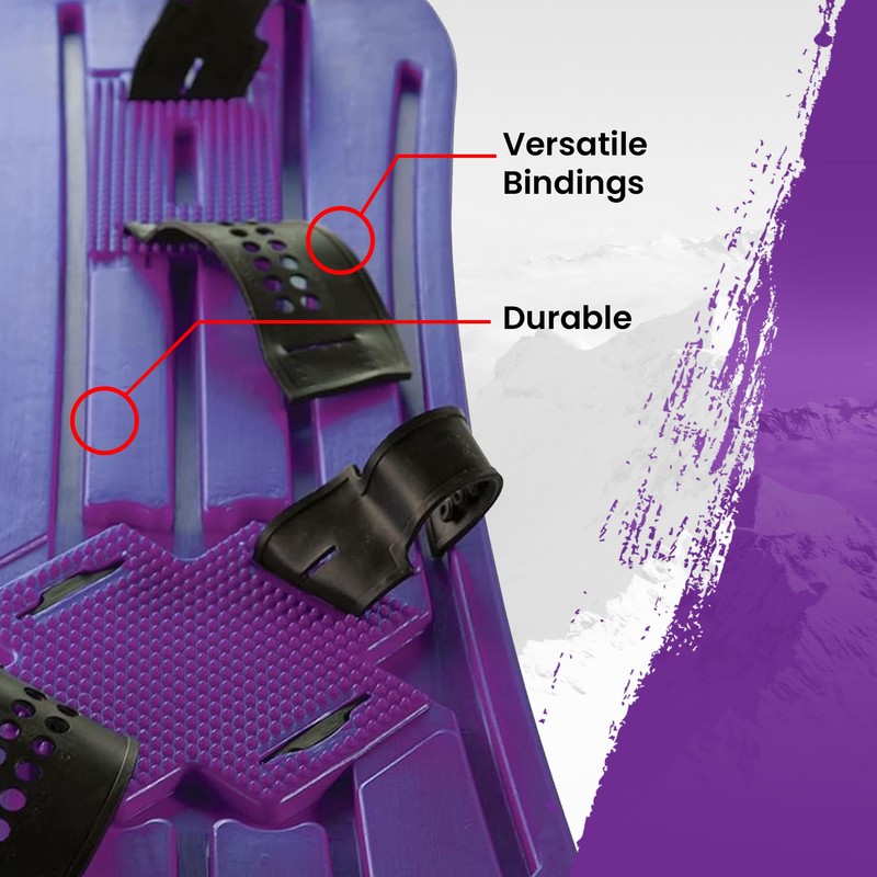 The Original Geospace Sledsterz Kids Beginner Snowboard for Winter Fun