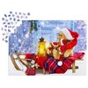 ENJOY-1269 - Teddy Bears with Santa Hats, Puzzle, 1000 Pieces