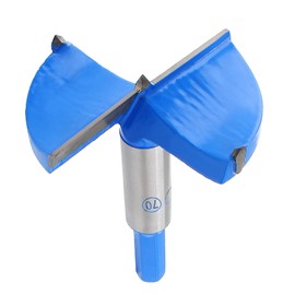 Qjaiune 2-3/4 Inch / 70mm Forstner Drill Bit, 2.75 Inch Boring Bit Cutter Tungsten Carbide Wood Hole Saw Auger Opener, Woodworking Hole Opener Hinge Hole Cutter for Wood, Plastic, Plywood