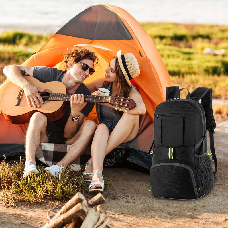 35L Lightweight Foldable Backpack, Packable Backpacks, Hiking Backpack, Ultralight, Waterproof