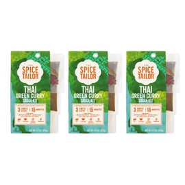 Spice Tailor 3 Simple Steps Restaurant Quality Meals in Minutes Kits Ready in 10 Minutes (3 Pack, Thai Green Curry)
