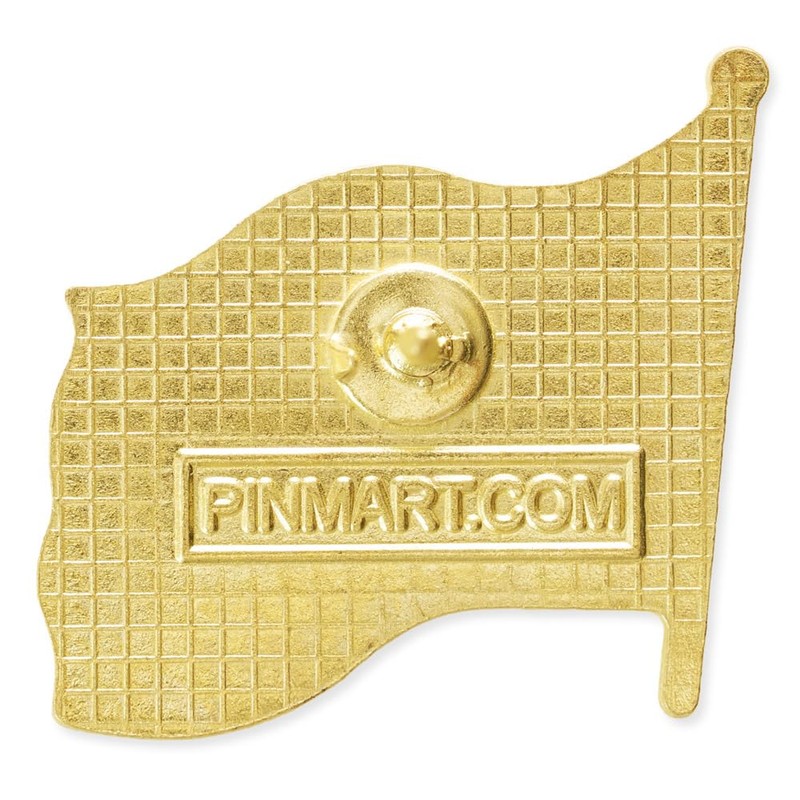 United States Waving American Flag Stars and Stripes Lapel Pin