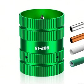 PARAOUTIL 2 in 1 Universal-Entgrater für Kupfer- und Kunststoffrohre für den Innen- und Außenbereich 6-38mm Multimaterialschneider Metall Aluminium Weichstahl Kompatibel