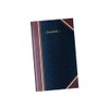 STAPLES Hardbound Journal, Black/Burgundy, 7.25" x 11.75", Ruled Writing Notebook