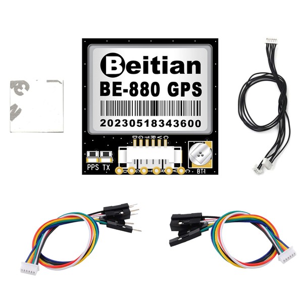 Geekstory BE-880 GPS Receiver Module with Flash HMC5883L Compass 10th