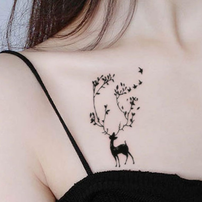 HappyHome 30pcs Fake Tattoo Stickers Body Stickers Waterproof Long Lasting