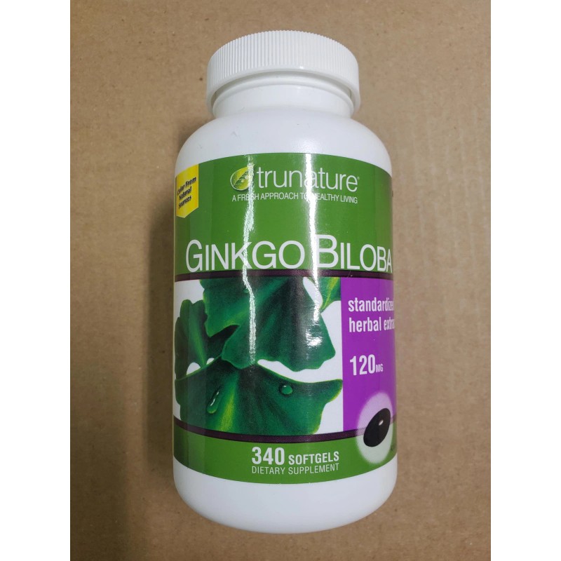 OProCyn Trunatural Ginkgo Biloba 340 Softgels Brain Health Supplement 340