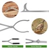 40" Fire Tongs Fire Pit Tongs Set, Stainless Steel Fireplace