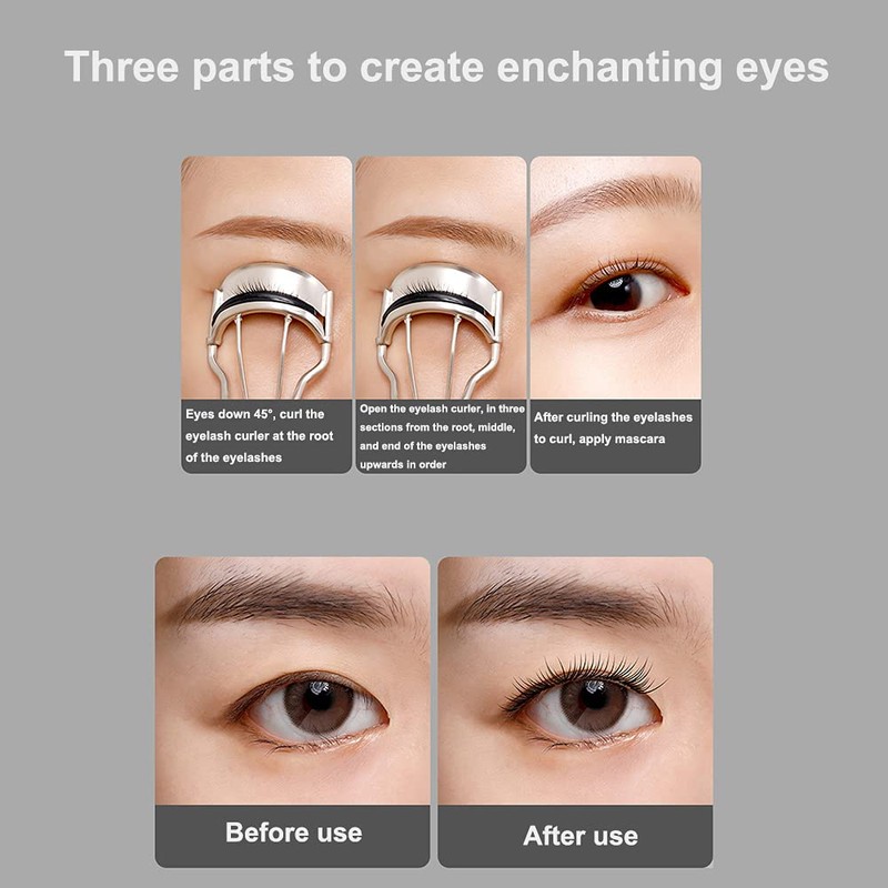 2PCS Lash Curler, Classic Lash Curler Eyelash Curlers Spring Loaded