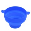 Microwavable Popcorn Bowl with Transparent Lid and Handle Collapsible Silicone