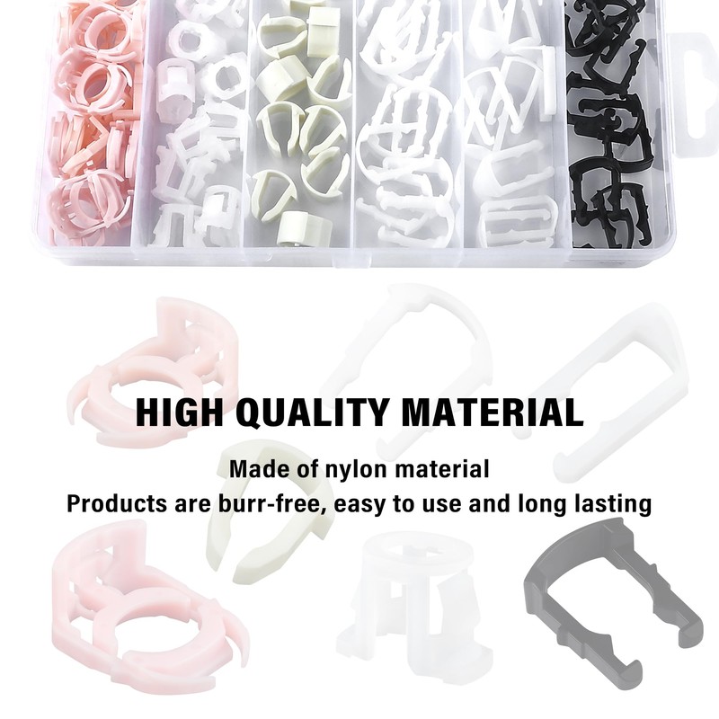 70PCS Car Fuel Line Clips,7 Size Nylon Fuel Line Repair