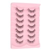 Lashes Natural Wispy Eyelashes 15mm Strip Lashes Pack False Eyelashes