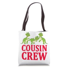 Christmas Cousin Crew As Red Plaid Pajamas Family Xmas Tote Bag