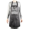 MBMSO Funny Washing Dishes Apron Housekeeping Gift for Cleaning Lover