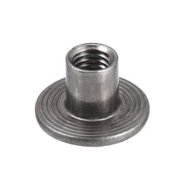 sourcing map 30pcs M6 x 17.5 x 1.4 mm T Nut Carbon Steel Mounting Material Mounting Fastener Through Hole Flange Insert Female Thread
