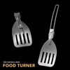 MOUMOUTEN Folding Spatula, 2Pcs Mini Portable Stainless Steel Camping Spatula