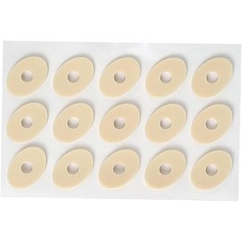 Off White Corn Pads For Toes Soft Foam Callus Cushions, Latex Foam, 1 inch square, Water Resistant, Foot Cushions, Corn and Callus Remover Cushions