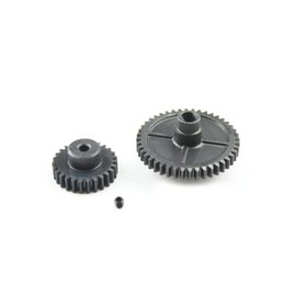 KingVal Replacement Metal Reduction Gear with Motor Gear RC Parts Compatible with WLtoys 144001 144002 124018 124019 RC Car