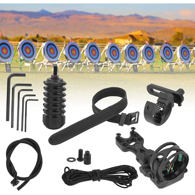 Namvo Archery Accessories Set, 3Pin Bow Sight Damper Arrow Rest