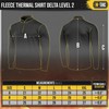 M-Tac Thermal Underwear for Men Fleece Lined Compression Shirt Delta
