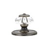 Richelieu Crystal Cabinet Knob, 1-5/16 Inch, Montreuil Collection, BP16063244BB, Burnished
