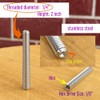 10 Piece 1/4-20 x 2" Stainless Steel Set Screws Cup