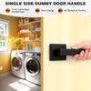 Probrico 4 Pack| Dummy Door Handles in Matte Black, Non-Turning
