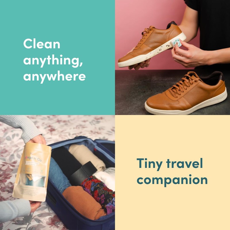 Sponge n' Go: Mini Travel Dish Soap & Sponges |
