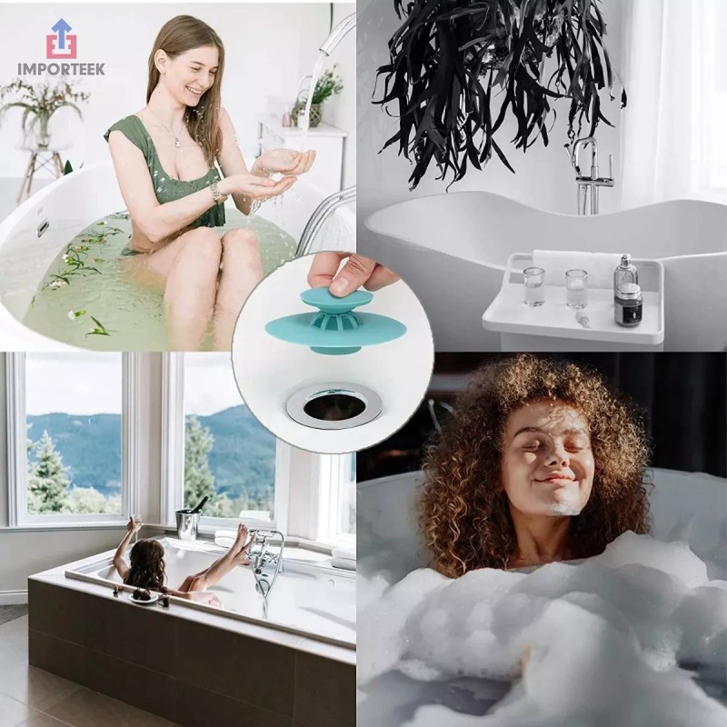 Importeek Tapon Colador Drenaje Baño Regadera Ducha Tina Cocina Lavabo