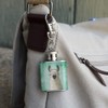 Hip Llama with Glasses Stainless Steel 1oz Mini Flask Key
