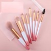 Lucky Interests Mini Gradient Makeup Brushes Set, Travel Makeup Brush