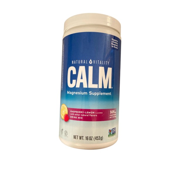 Natural Vitality Clam Anti Stress Drink, Raspberry Lemon - 16oz
