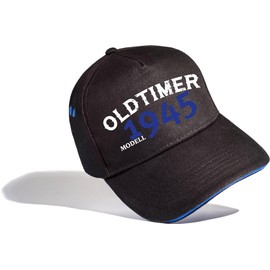 Birthday Gift for Grandpa: Cap for 80th Birthday - Cap Grandpa Hat Baseball Men, Vintage car model 1945, Unit size
