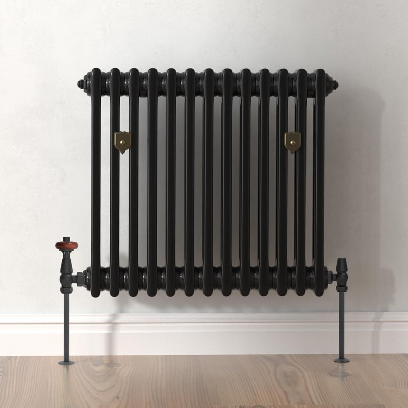 VANCOCO Pipe Tails Antique Brass 15mm X 300mm Radiator Pipe