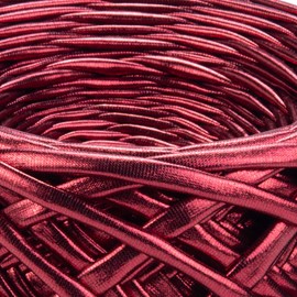 YarnArt Metallic Club Yarn Super Bulky T-Shirt Yarn 100% Polyester Yarn 6.35 oz / 180 gr, 60 yrds / 55 Meters, Shiny Colors, Handbag Yarn, Rug, Chic Night bah Yarn, Crochet Bag Yarn (8113)