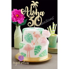 Aloha 30 Decoración para tartas