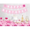 TWOWYHI 183 Pieces Preppy Birthday Party Decorations for 24 Guests