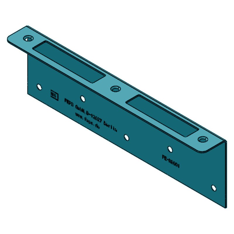 FEPS Lock Universal Repair Strike Plate FE-RS002 for Front Doors