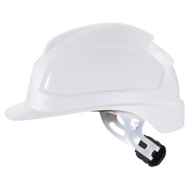 Uvex Pheos E-WR Protective Helmet - Unventilated Work Helmet for Electricians - White