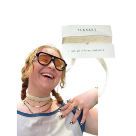 Julia Lester x Scenery: I Can Get it for you Wholesale Choker - Charm: Silver