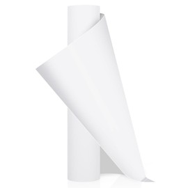 VINYL FROG Smart Adhesive Vinyl Roll 13in x 5ft Matte White Craft Vinyl Compatible with Explore3/Maker3, Smart Permanent Vinyl for DIY Crafting Decal Projects(Cut Well Without Mat)