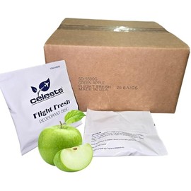 Celeste Flight Fresh® Deodorant Disc, Strong Fragrance, Porous Puck Lasts Up To 30 Days. PN: SD-5500G (Case of 25) (Green Apple)