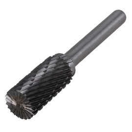 CNBTR Silver 6x12mm A-Type Rotary Burr Drill Bit Double Tool Carbide Grinding Head