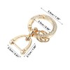 [X AUTOHAUX] Car Fob Keychain Keychain Holder Replacement D-Ring for