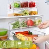 10 Pack Refrigerator Pantry Organizer Bins, Stackable Fridge Organizer Bins
