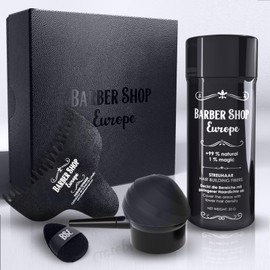 Scattered Hair Set 3-Piece - Professional Hair & Hair Fibres for Hair Thickening Against Hair Loss Men & Women - with Applicator and Optimiser - Styling Powder for Volume