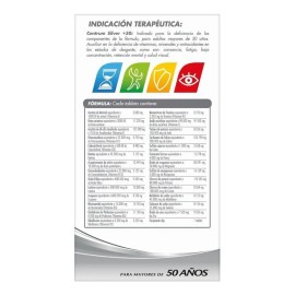 Multivitamínico Centrum Silver +50 Adultos con Vitamina B Vitamina C Calcio Potasio y Zinc 100 Tabletas Sin sabor