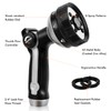 RESTMO Full Shower Hose Nozzle, Metal Spray Nozzle for Garden